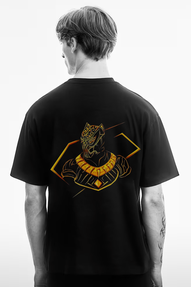 BLACK PANTHER - MERAI'S BLACK EDITION OVERSIZED FIT T-SHIRT